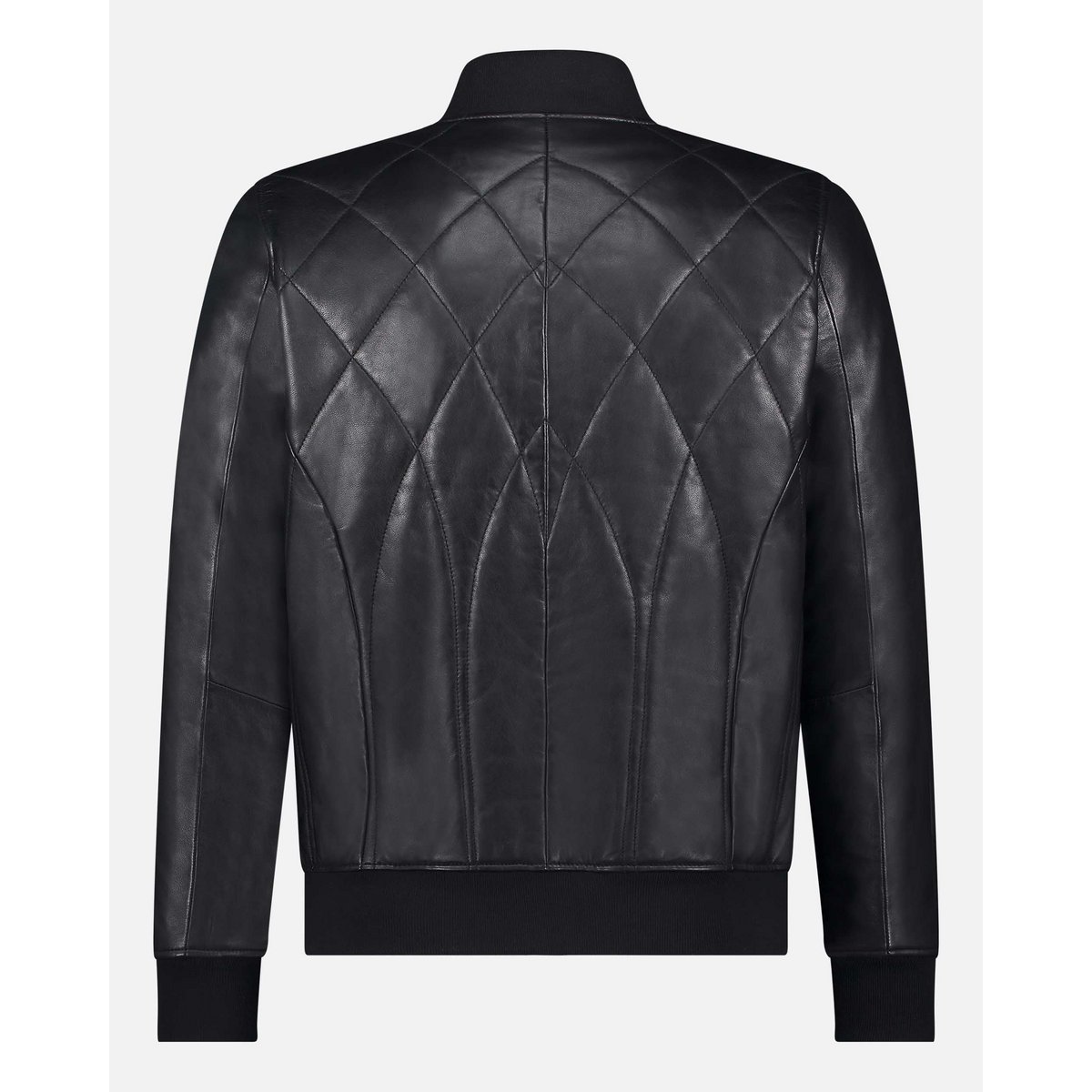 Edison │ gesteppte Lederbomberjacke