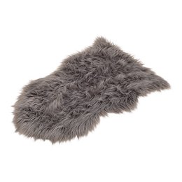 Artificial fur gray (W / H) 80x50cm