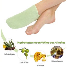 Nawilżające SPA Green Socks - Żel z jojobą i oliwą z oliwek, witaminą E i lawendą - przeciw suchym i popękanym stopom, przywraca stopom miękkość i sprężystość