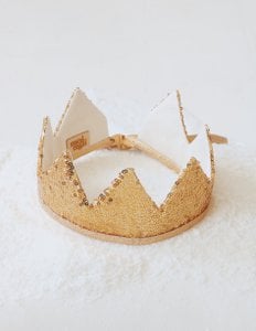 “Gold Sequins” Fairy-tale Crown