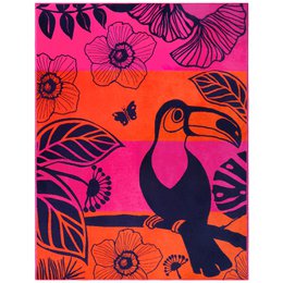 Telo Mare Jacquard FORESTA TROPICALE