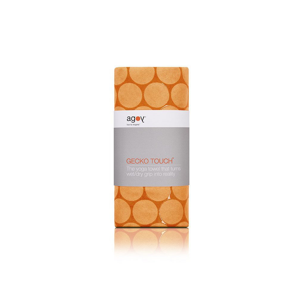 Gecko Touch Yoga Towel - Desert Orange