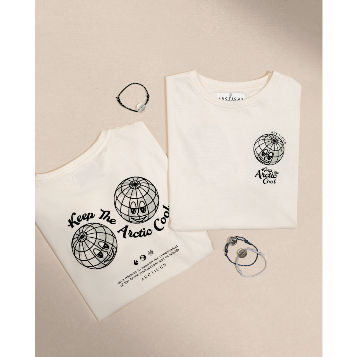 T-shirt Keep it Cool - Bianca - Regalo unisex