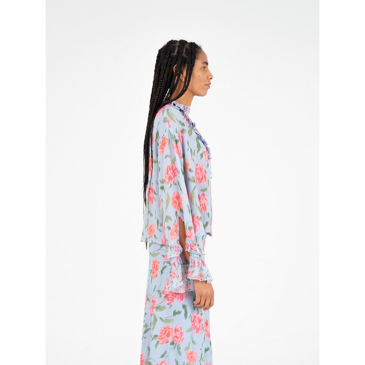 Floralis Floral Print Top