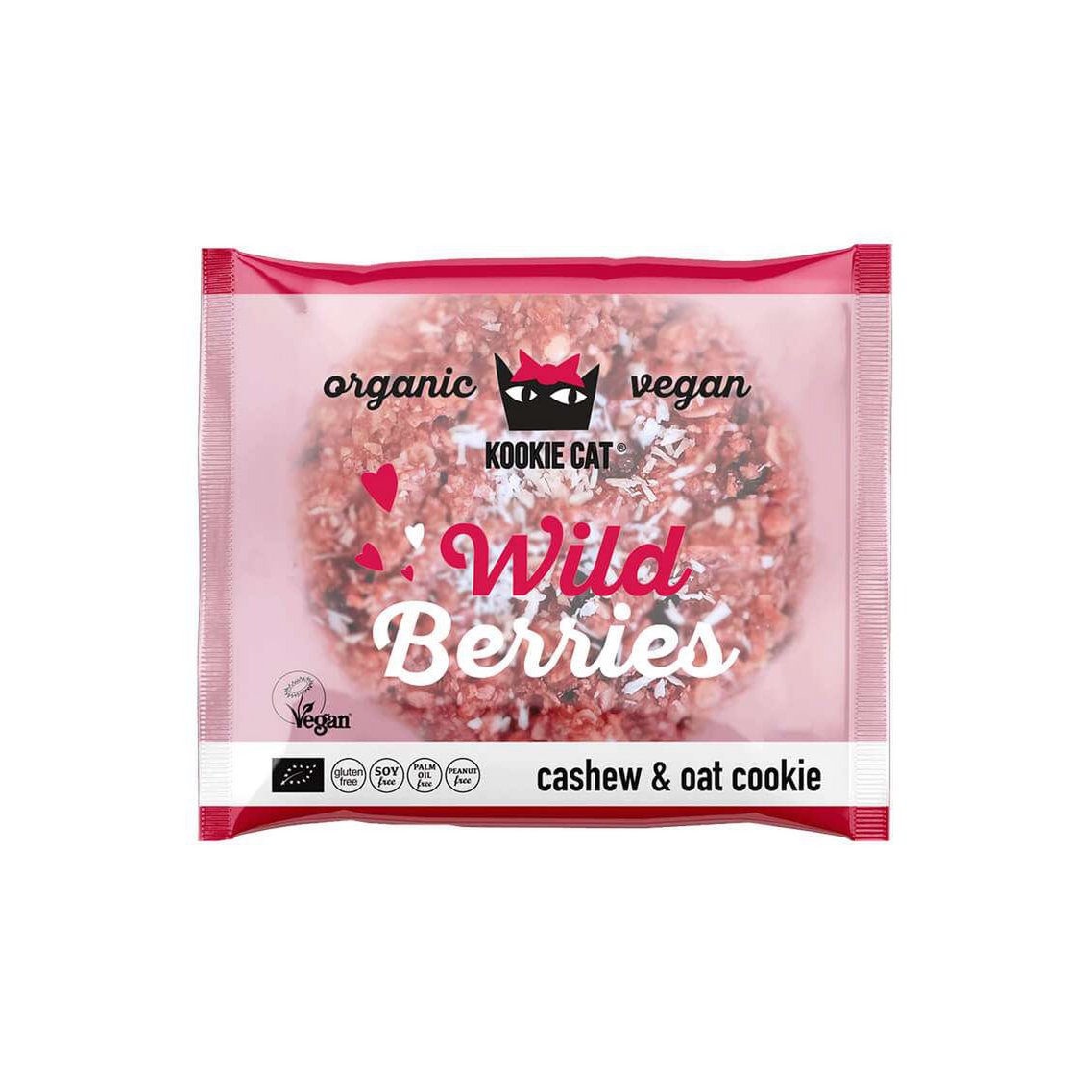Wild Berries Cookie, organic, Kookie Cat, 50g