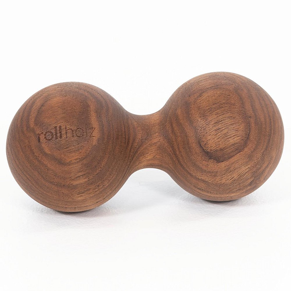 rollende houten dubbele bal