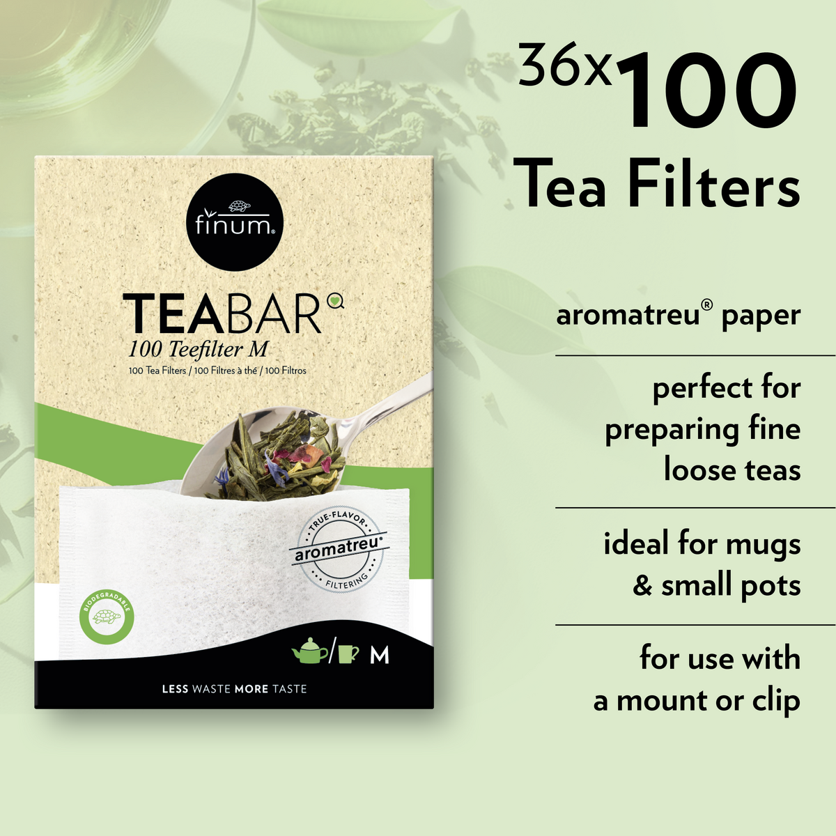TEABAR M, Tea Filters