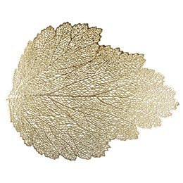 Goldene Eichenblattplatte