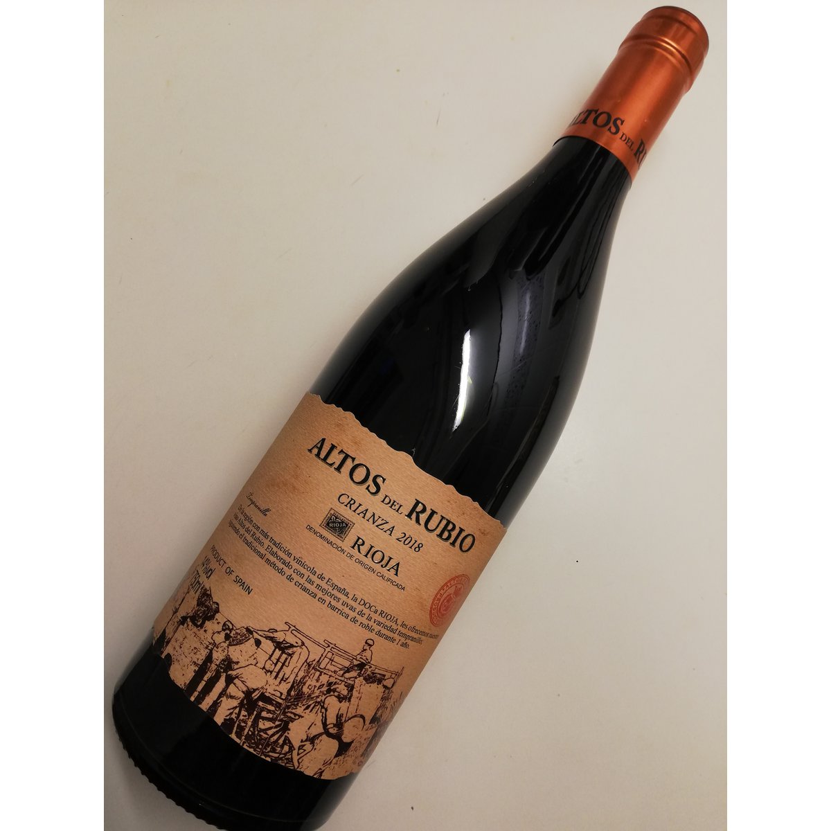 Crianza rødvin D.O.Ca. Rioja Altos del Rubio