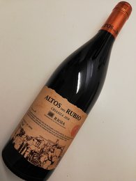 Vino tinto crianza D.O.Ca. Rioja Altos del Rubio