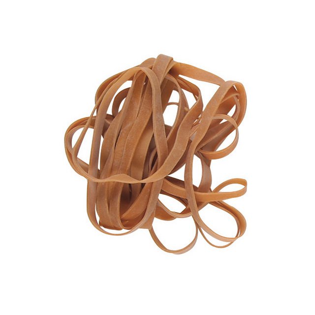 Elastic Alco 100x5mm natural cardboard box 500 grams