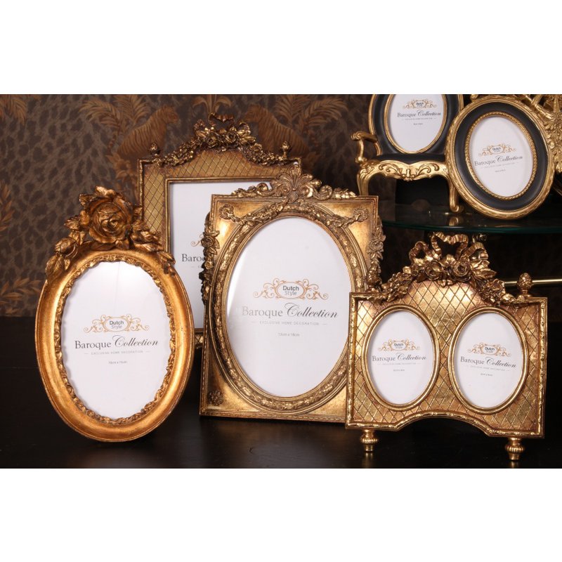 Photo Frame 13x18 cm - Gold - Resin