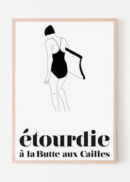 STRAORDINARIA POSTER A LA BUTTE AUX CAILLES