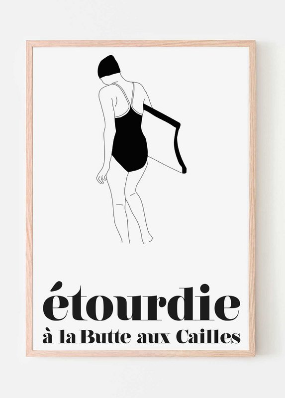 STRAORDINARIA POSTER A LA BUTTE AUX CAILLES