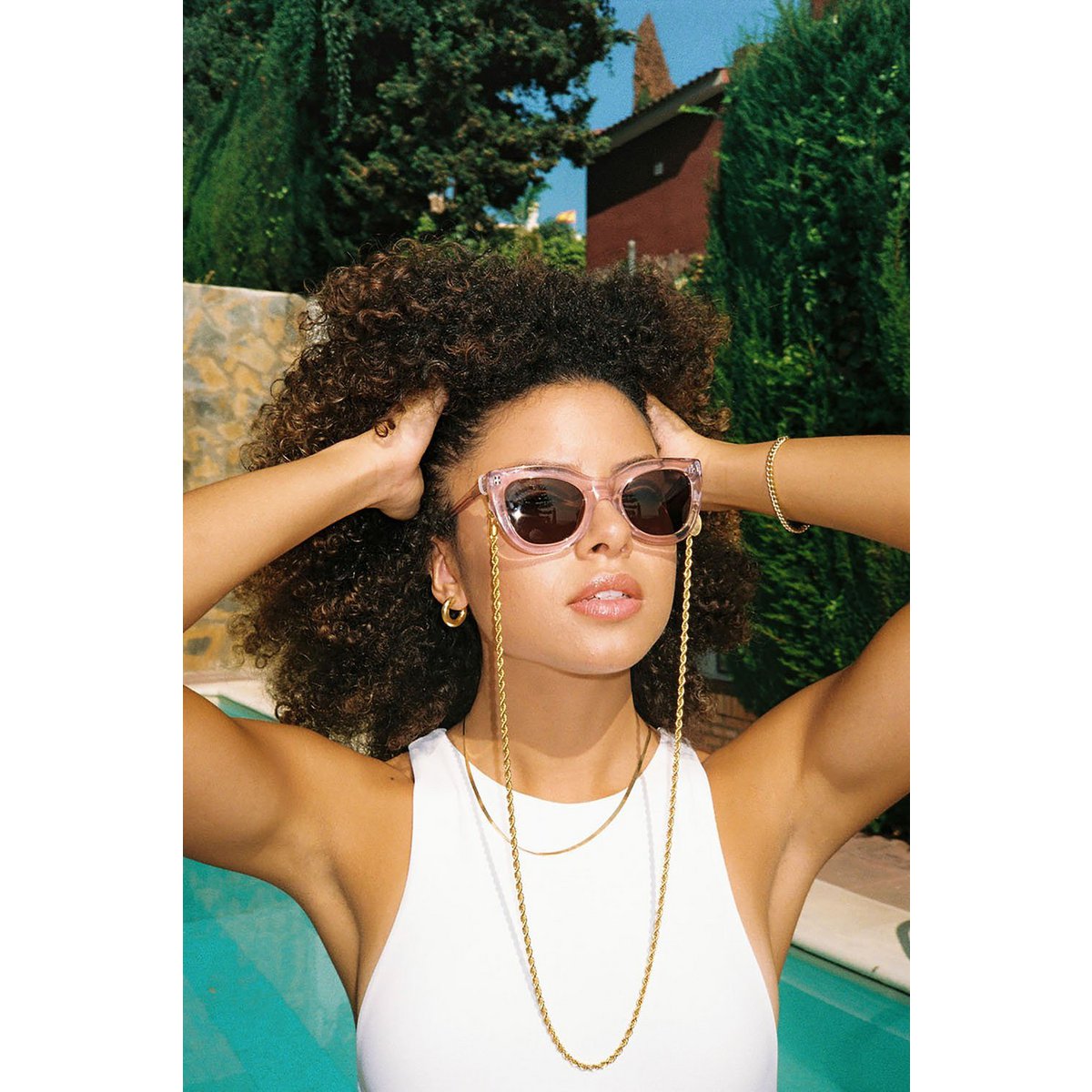Snake Gold glasses chain