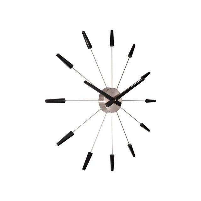 Vægur NeXtime Plug-Inn 58 cm sort