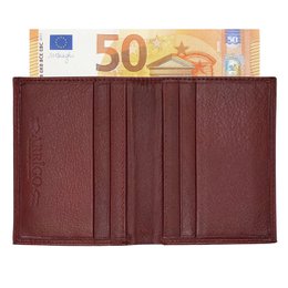 Porta Carte - Porta Carte Di Credito - Porta Carte In Pelle In 6 Colori
