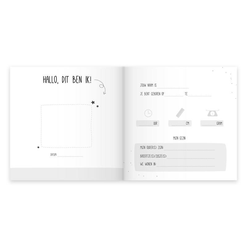 Erstes Jahrbuch | schwarz/weiß | Punkt