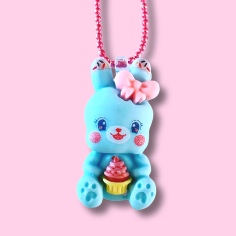 Pop Cutie Cup Cake Bunny Halskette