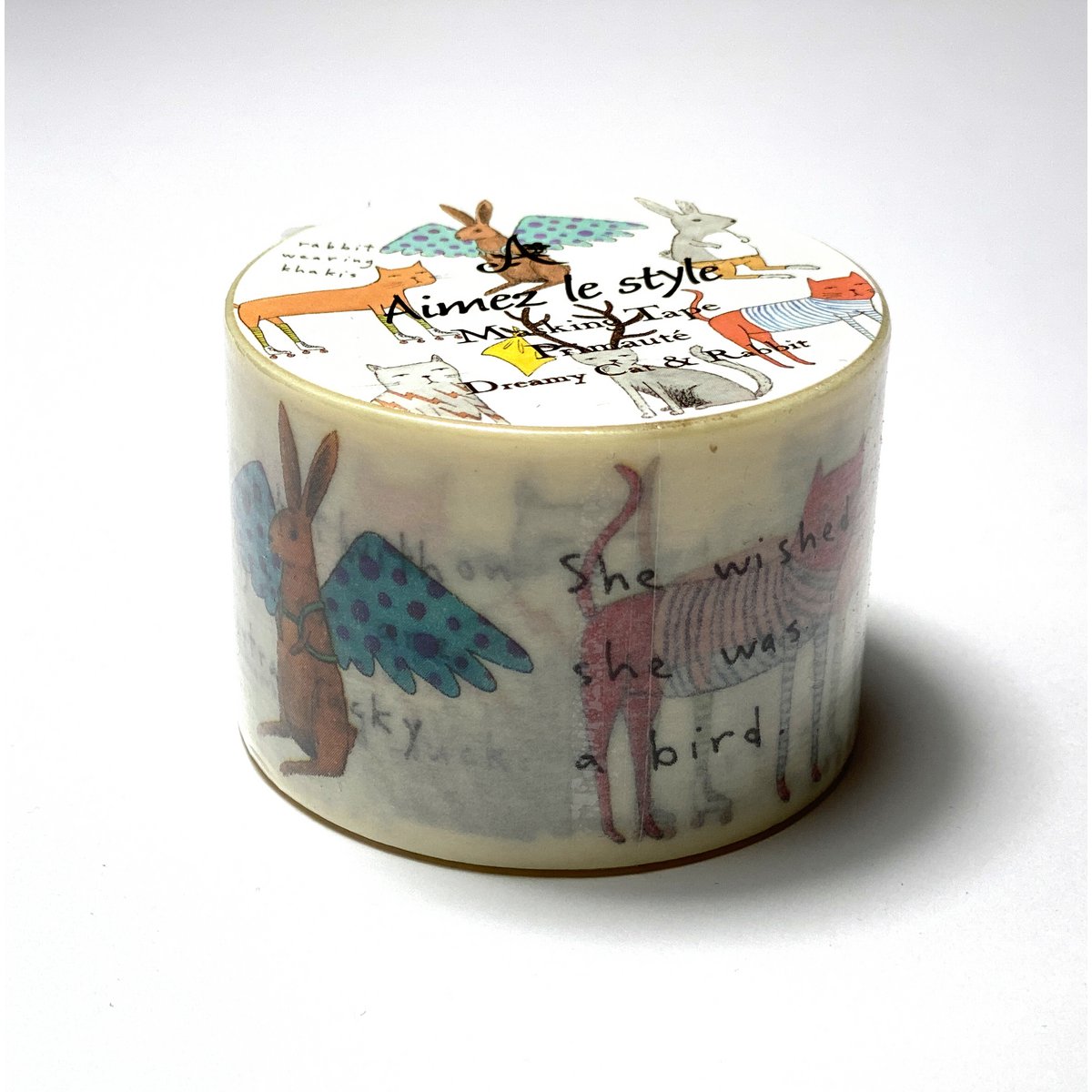 Washi / afplaktape "Dreamy Rabbit"