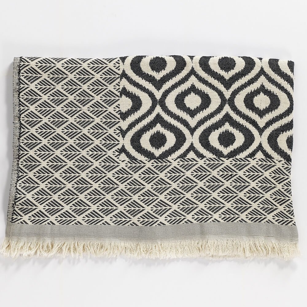 Patara Soft Cotton Jacquard Throw