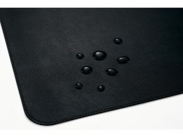 Onderlegger oprolbaar Sigel zwart-rood, 800x300x2mm imitatieleer, dubbelzijdig