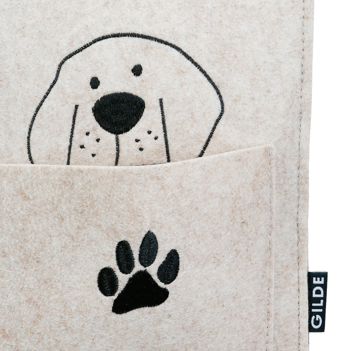 Cadeauzakje hondenbende 2 assorti, hoogte 30 cm