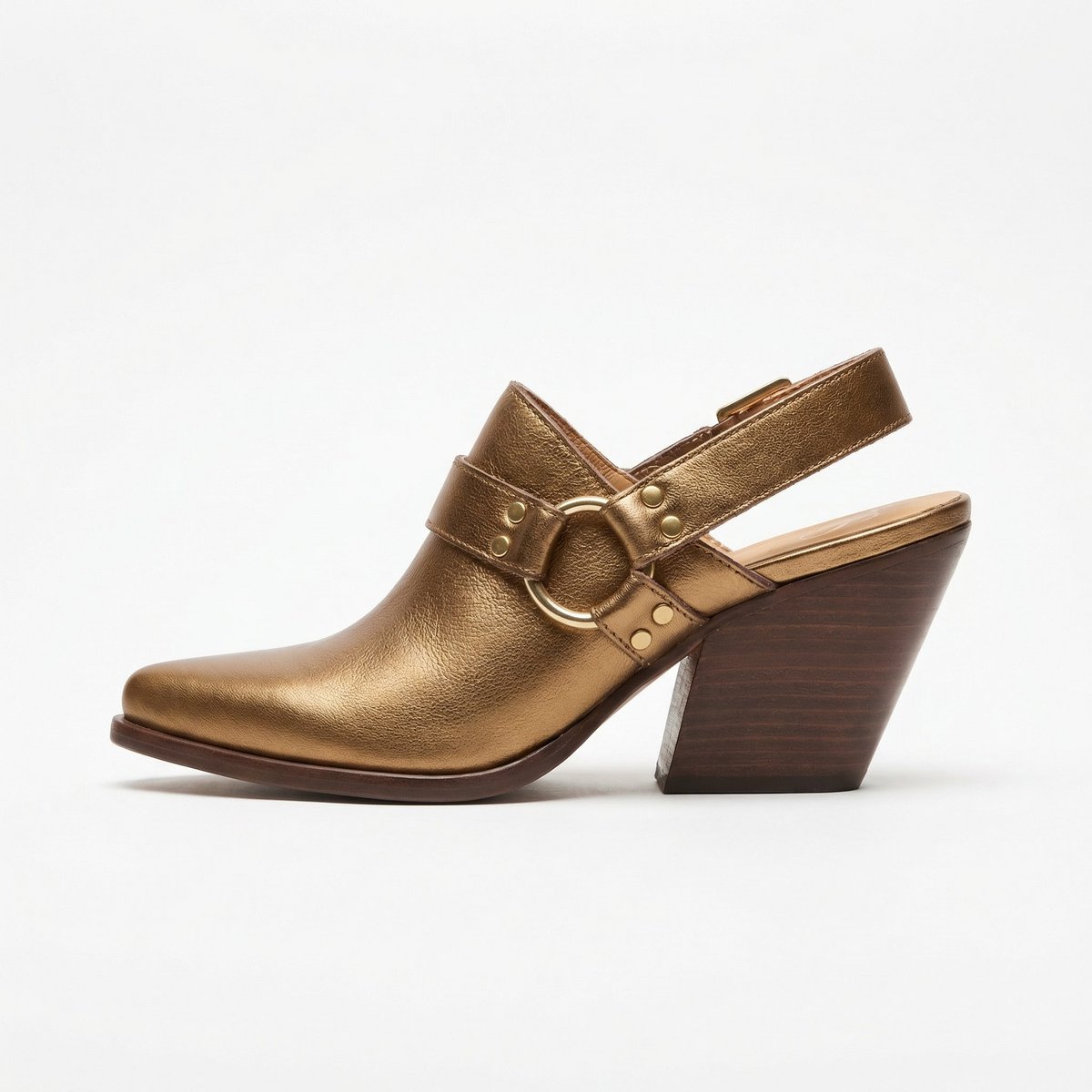 Deva Gold Mules