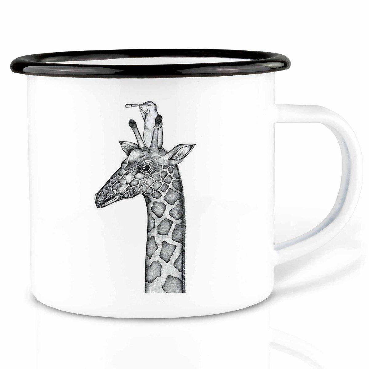 Tasse en émail – Bonne vue