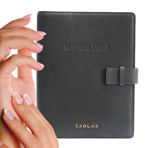 Leather document holder