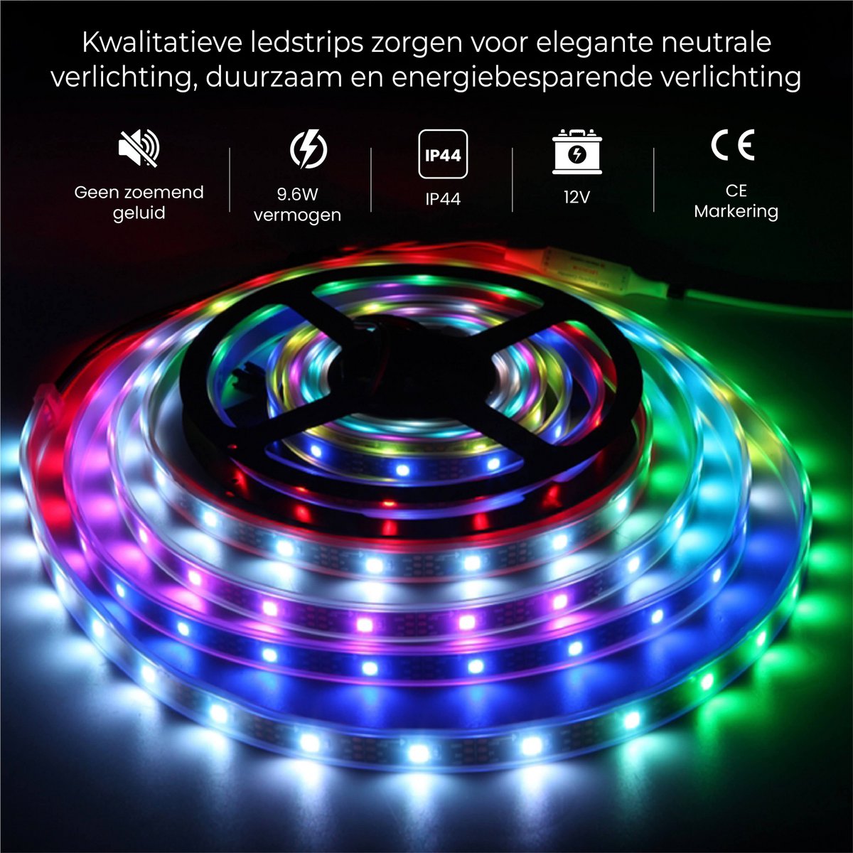 RGB-spiegel Lumoire Matrix horizontaal 100 cm