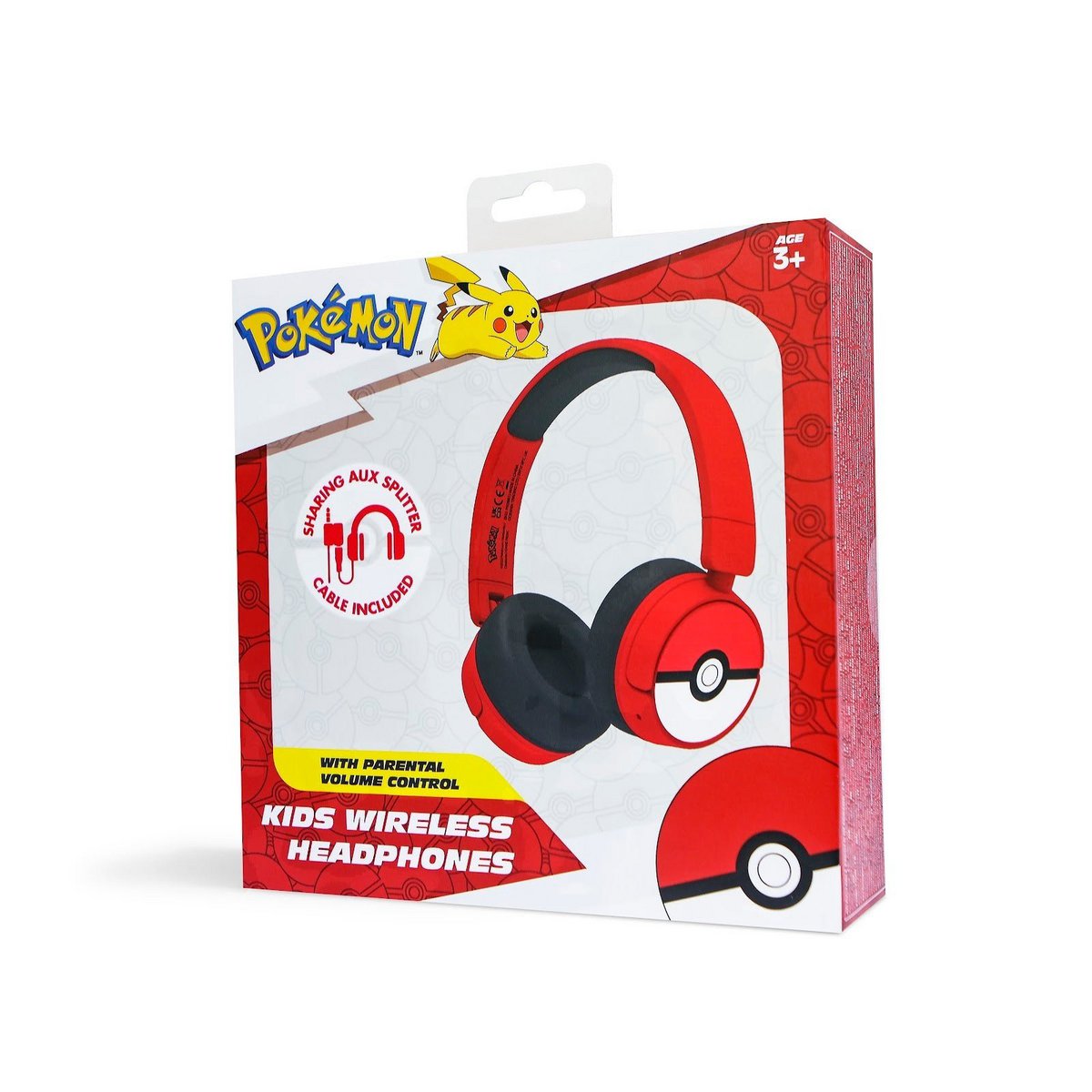 Pokémon - Pokeball logo - junior bluetooth koptelefoon