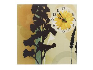 Holz Wanduhr 40x45 cm