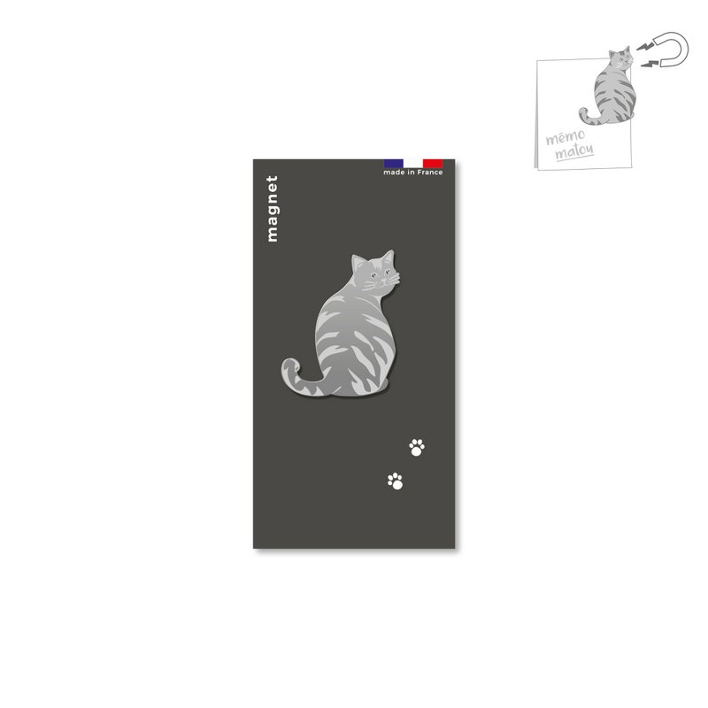 Magnet en métal chat "matou"