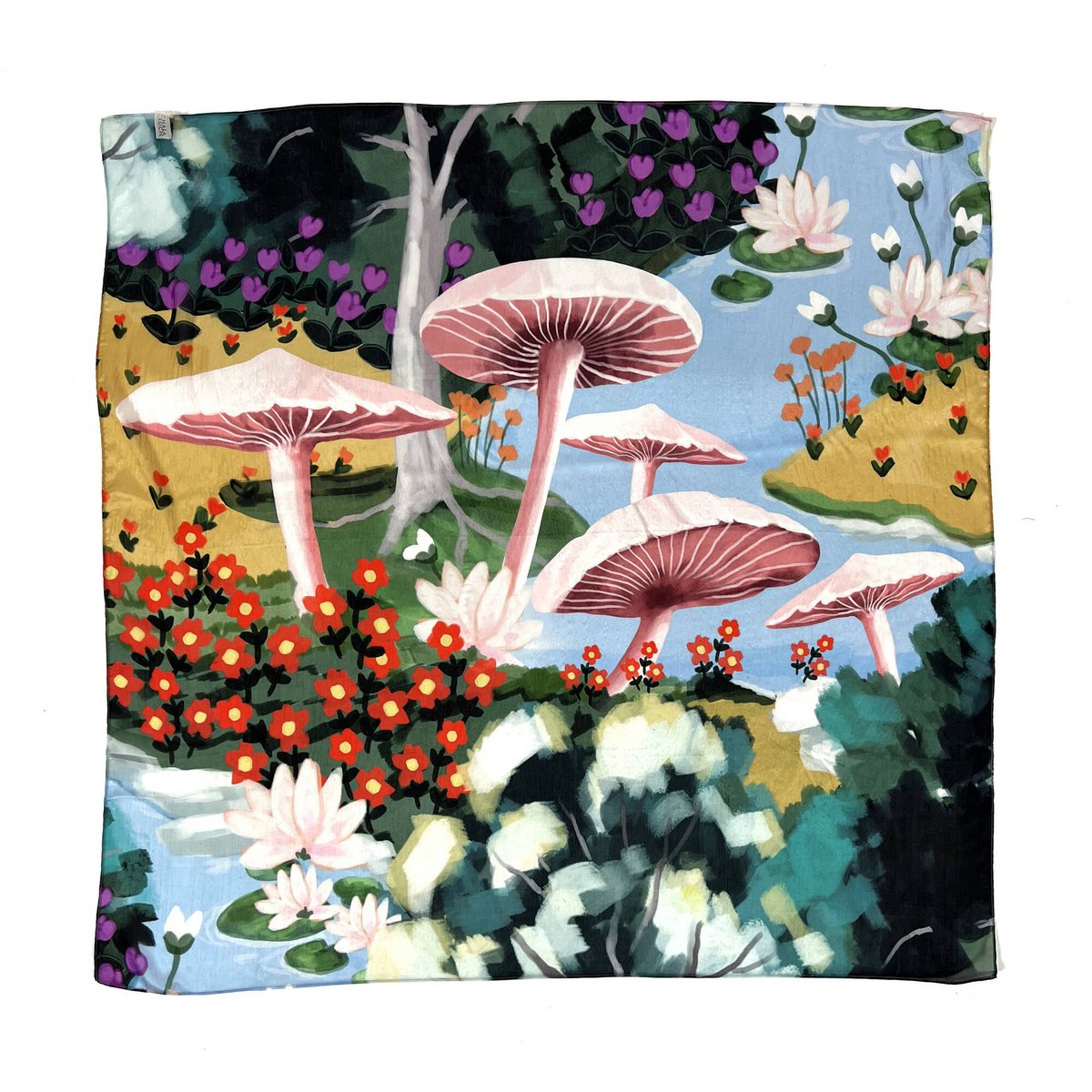 Foulard en soie Adalie 100x100cm / 100%SOIE
