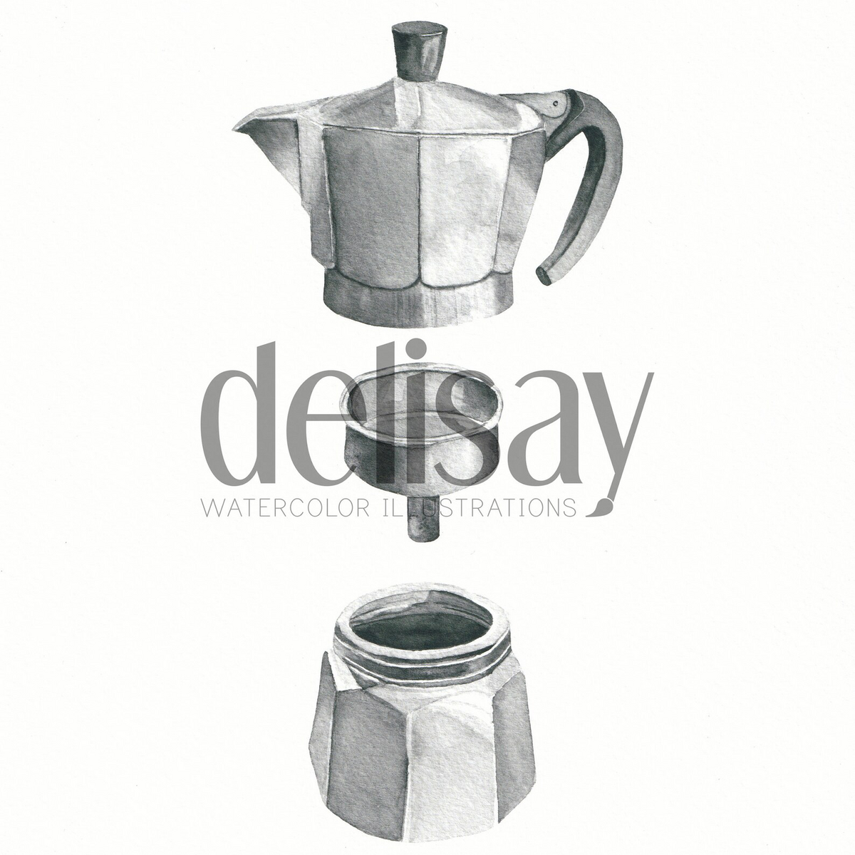 Postkarte "Coffee?" Moka
