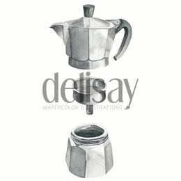 Postkarte "Coffee?" Moka