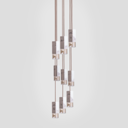 Lamp/One Calacatta Marble 9-Light Chandelier