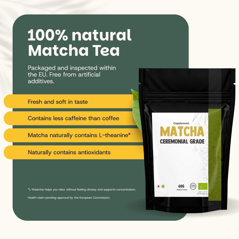 Matcha-Pulver in Zeremonienqualität – 60 Gramm
