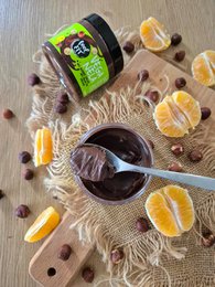 Feel FIT Veganela Cacao-Hazelnootpasta, Veganistisch, Zonder Toegevoegde Suiker, Zonder Palmolie 200g