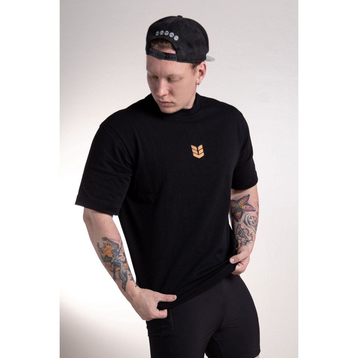 Empire Embody Oversize T-shirt unisex - Duurzaam, duurzaam, hoog verkooppercentage, gemaakt van 250 gsm biologisch katoen met geborduurd logo
