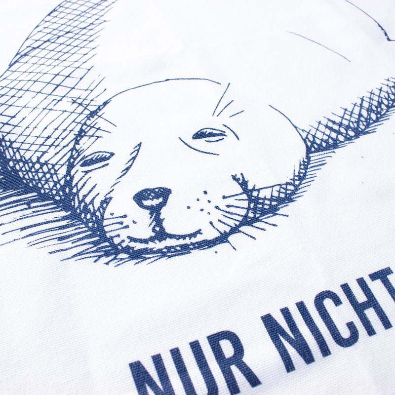 Tea towel “Lazy Seal”