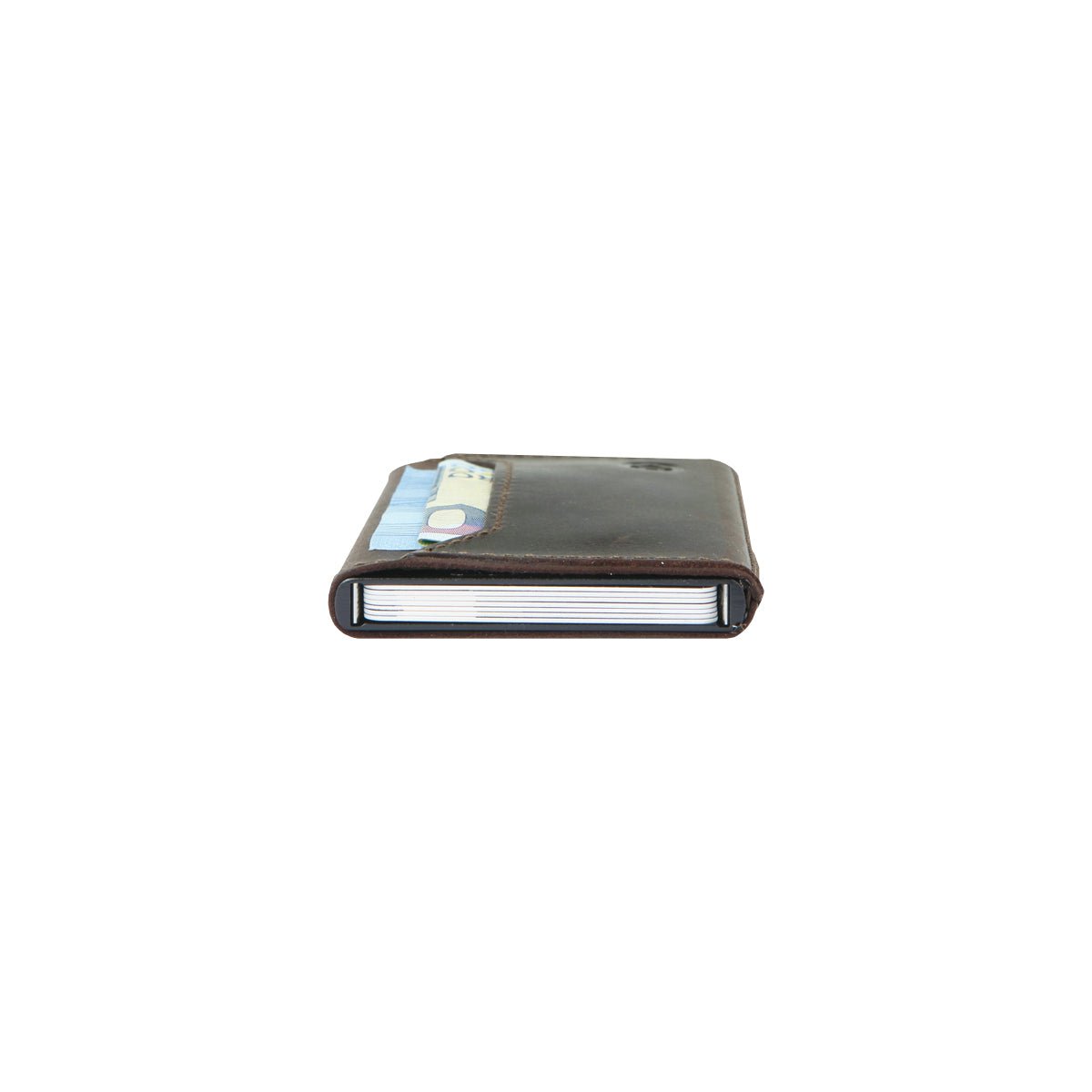 Porte-cartes Plus Vintage Marron