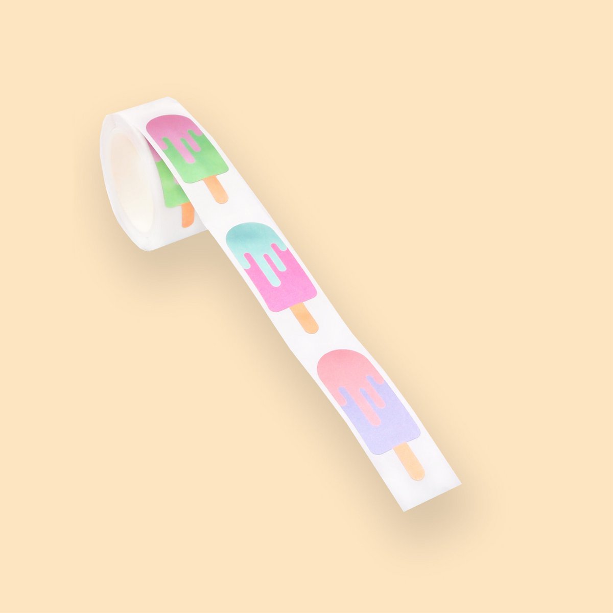 Sticker on a roll - Ice - PET material