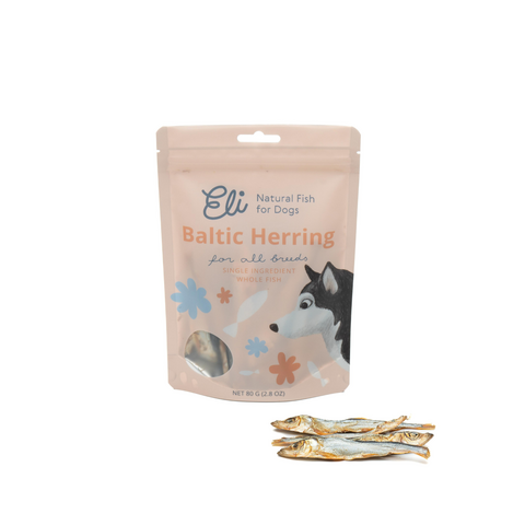 Getrockneter baltischer Hering, natürliche Einzelzutaten-Hundeköstlichkeiten, 80 g