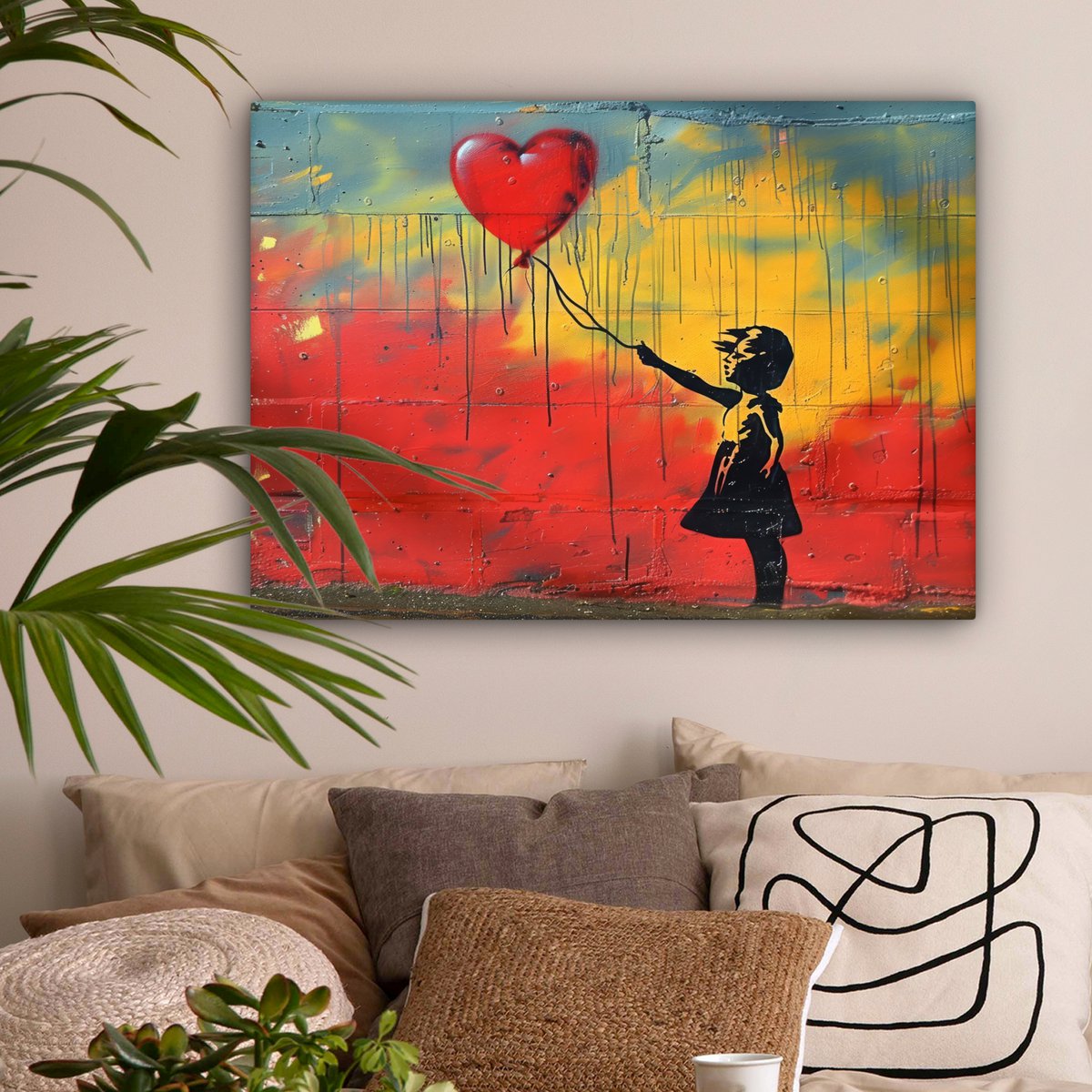 Leinwand Malerei - Wanddekoration Banksy Sty