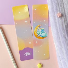 Moon Bunny gelamineerde bladwijzer