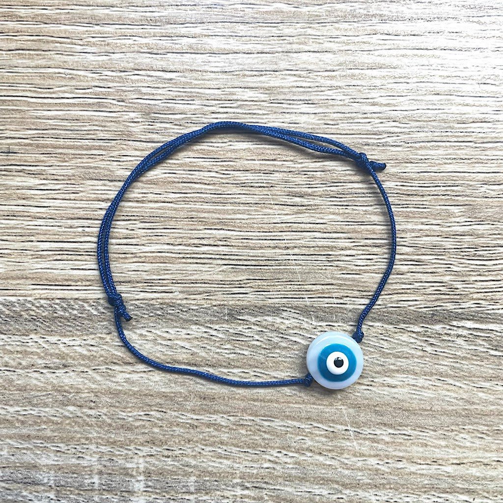 Pulsera de cordón deslizante Lucky Blue Eye