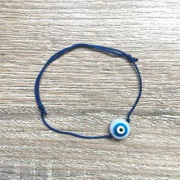 Bransoletka ze sznurka Lucky Blue Eye