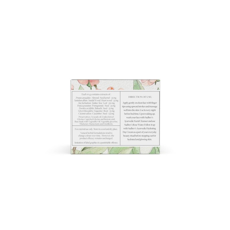 Ayurvedic Rejuvenating Night Cream 50gr